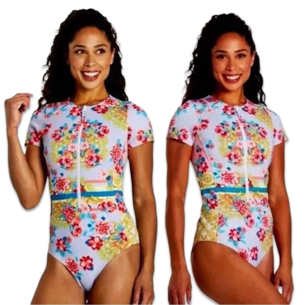 NWT Johnny Was Japer Neoprene One Piece Swimsuit - Picture 13 of 16